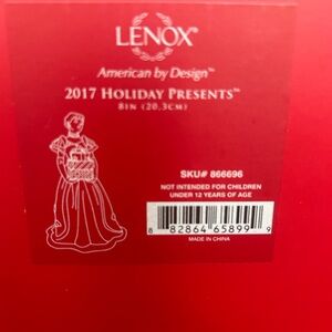 Lenox Red Holiday Present Box